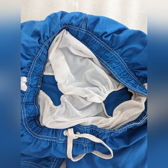 OKANU Surf blue and white swim trunks shorts for men size 3X - Picture 5 of 5